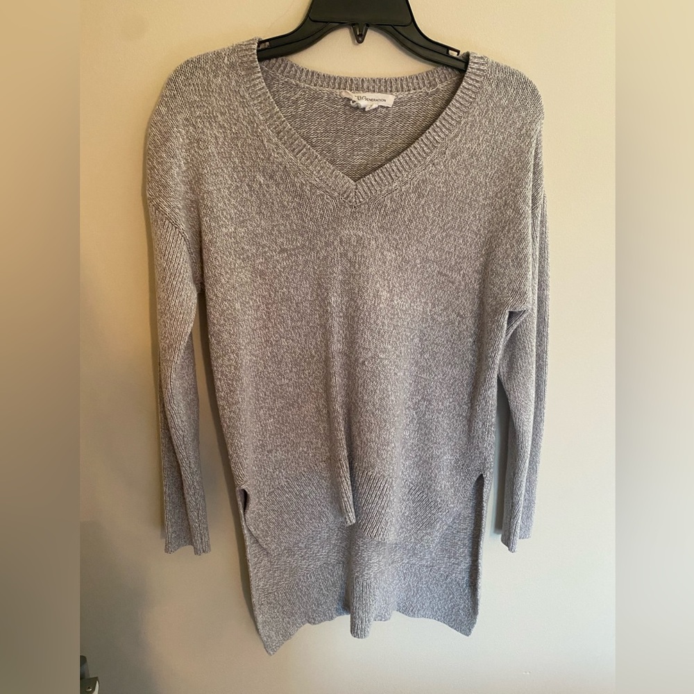 High Low grey Sweater